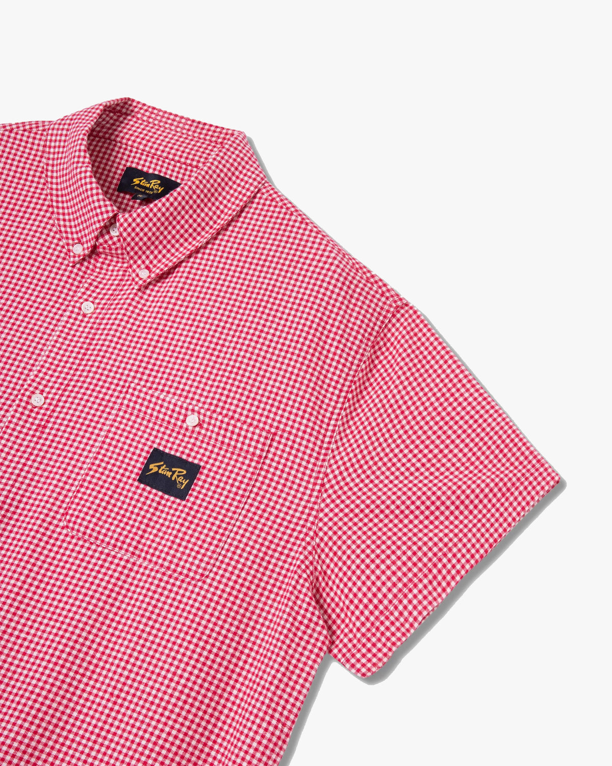 Stan Ray S/S Flannel Shirt - Red Gingham