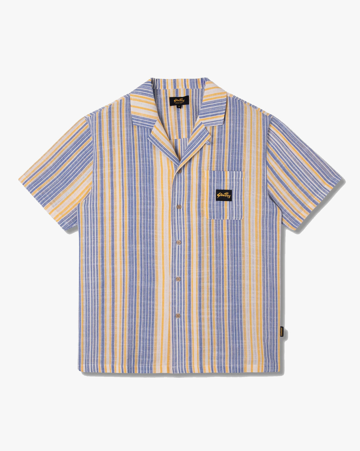 Stan Ray S/S Tour Shirt - Blue / Yellow Stripe