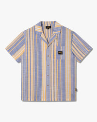 Stan Ray S/S Tour Shirt - Blue / Yellow Stripe