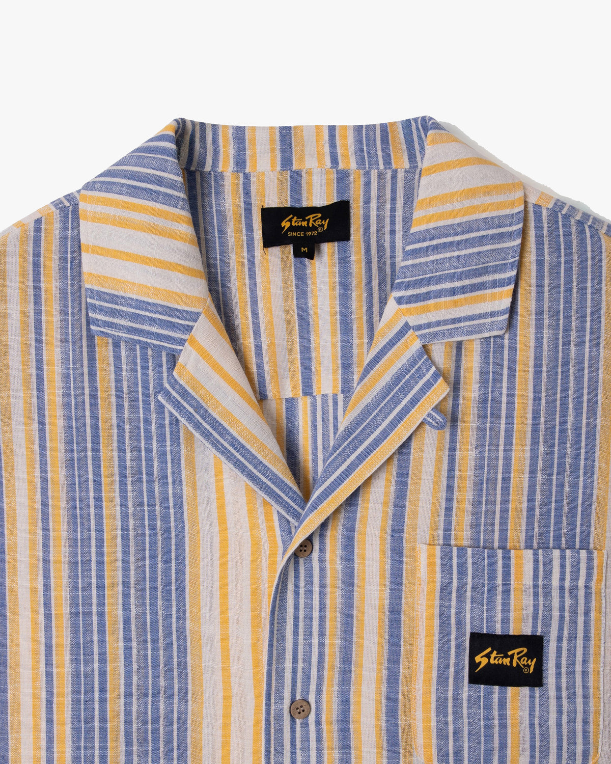 Stan Ray S/S Tour Shirt - Blue / Yellow Stripe