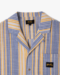 Stan Ray S/S Tour Shirt - Blue / Yellow Stripe