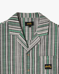 Stan Ray S/S Tour Shirt - Black / Green Stripe
