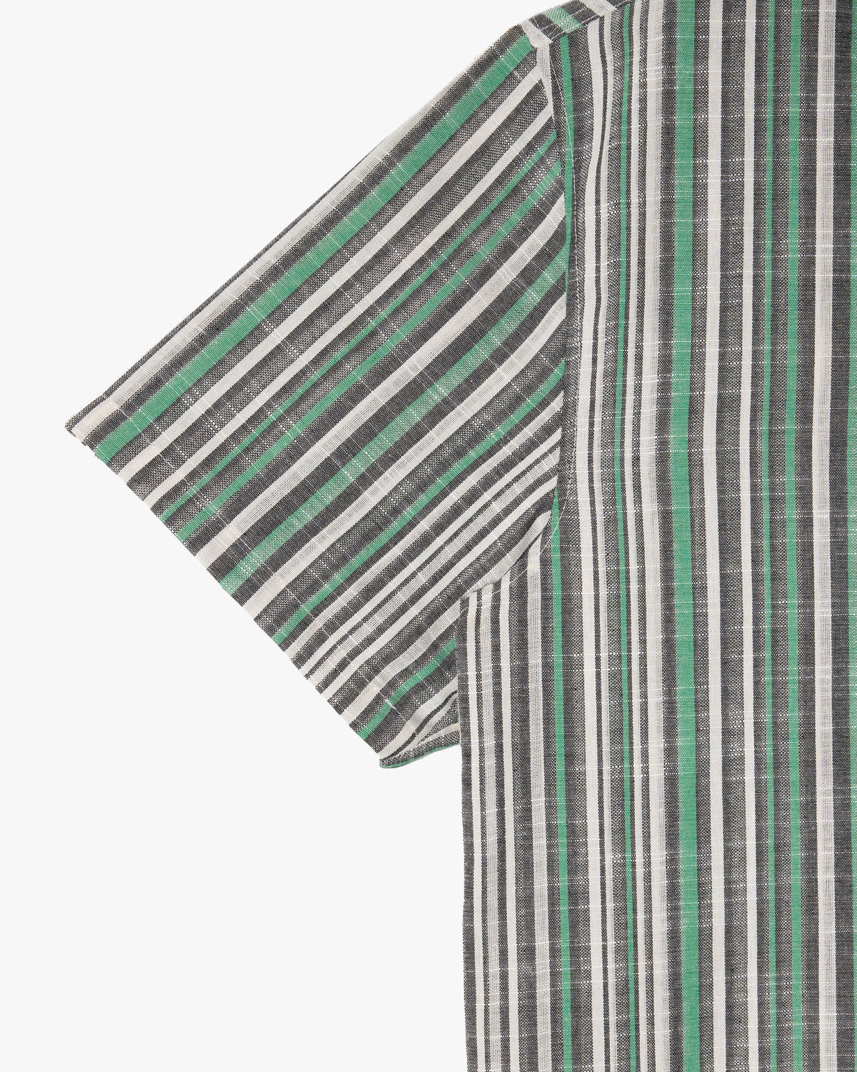Stan Ray S/S Tour Shirt - Black / Green Stripe