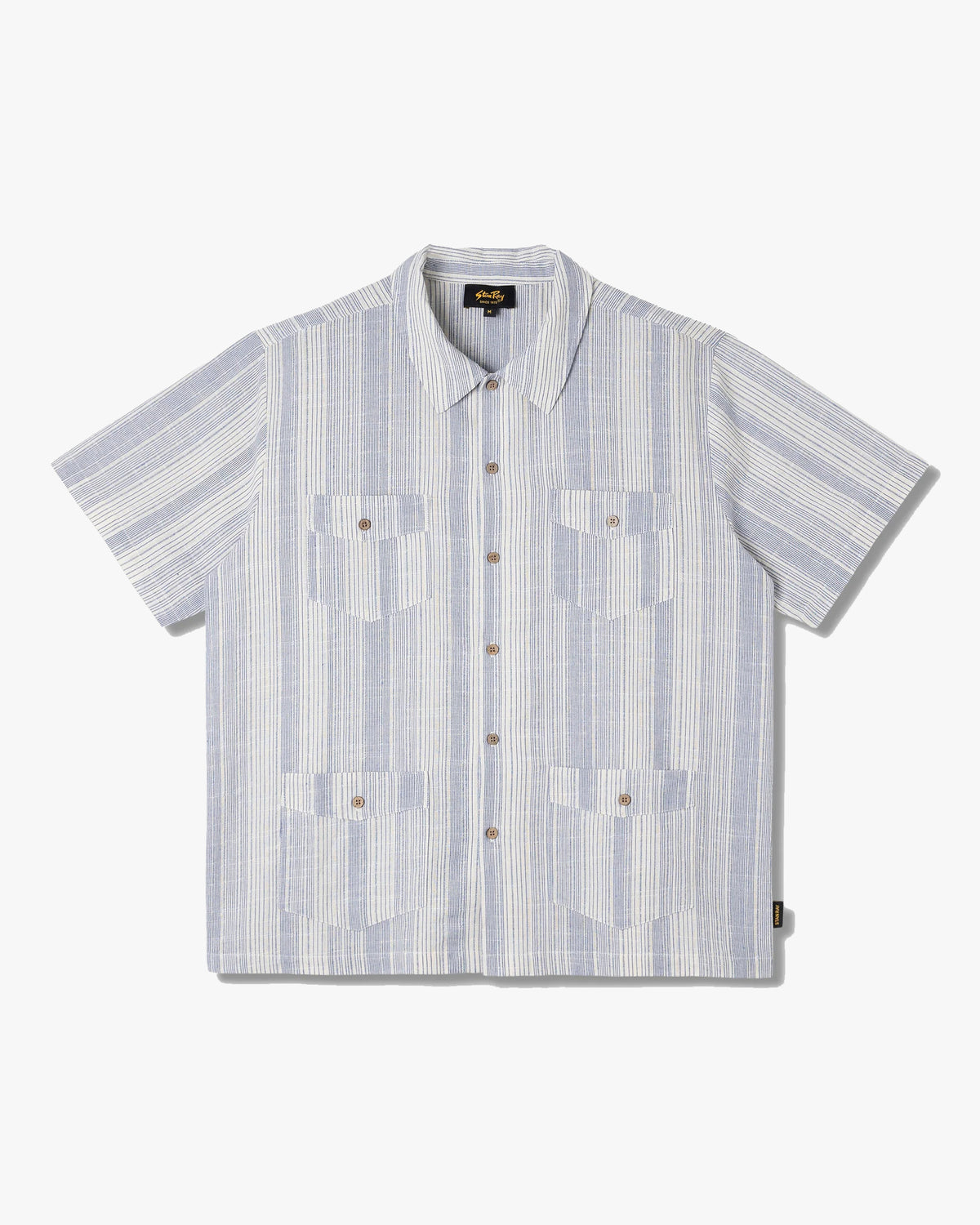 Stan Ray S/S Mexicali Shirt - Blue Stripe | Stan Ray Shirts | JEANSTORE