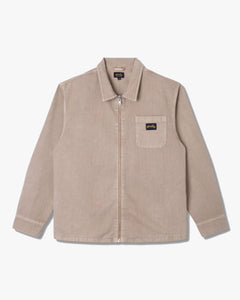 Stan Ray Zip Shirt - Eucalyptus Bedford Cord