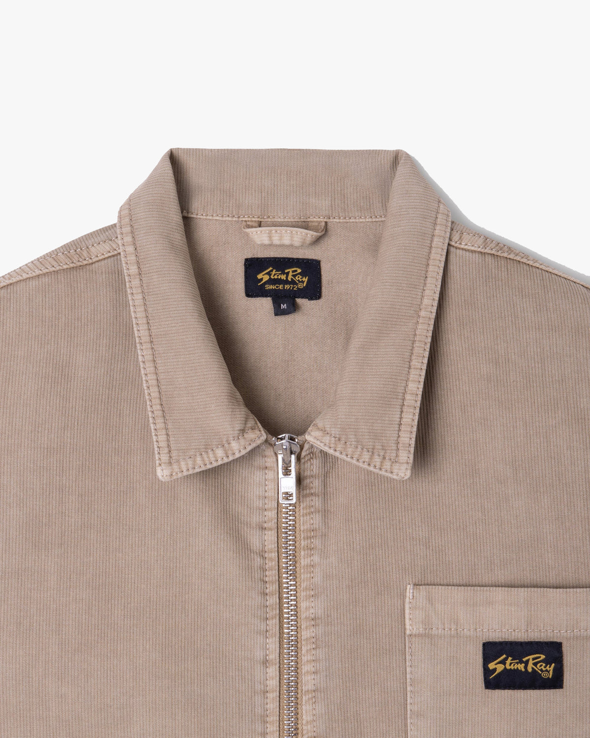 Stan Ray Zip Shirt - Eucalyptus Bedford Cord