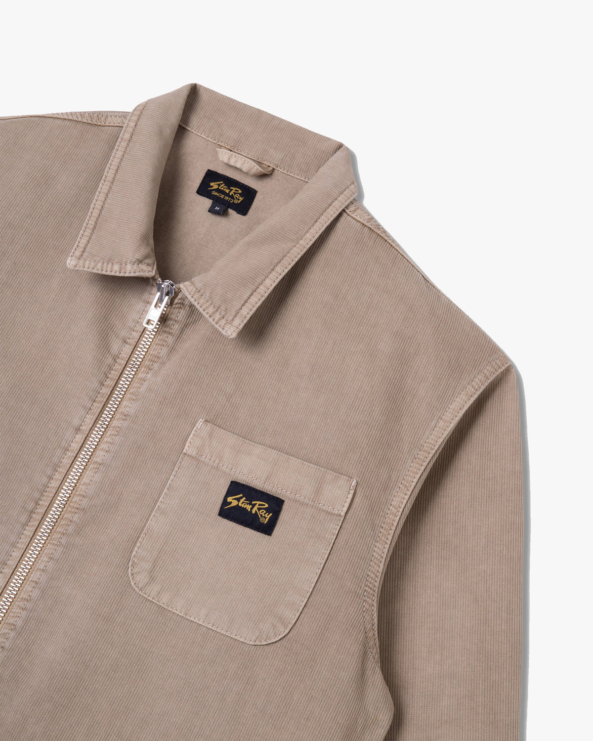Stan Ray Zip Shirt - Eucalyptus Bedford Cord