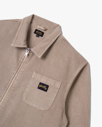 Stan Ray Zip Shirt - Eucalyptus Bedford Cord