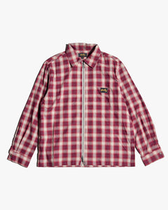 Stan Ray Zip Shirt - Red Check