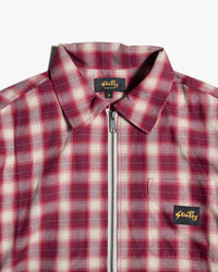 Stan Ray Zip Shirt - Red Check | Stan Ray Shirts | JEANSTORE