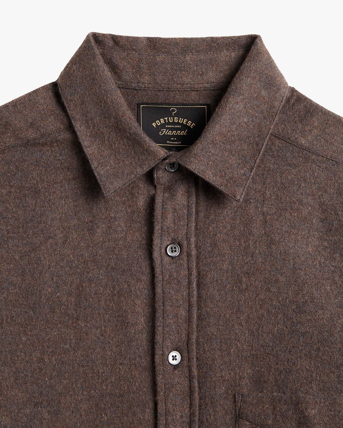 Portuguese Flannel Suavis Shirt - Brown