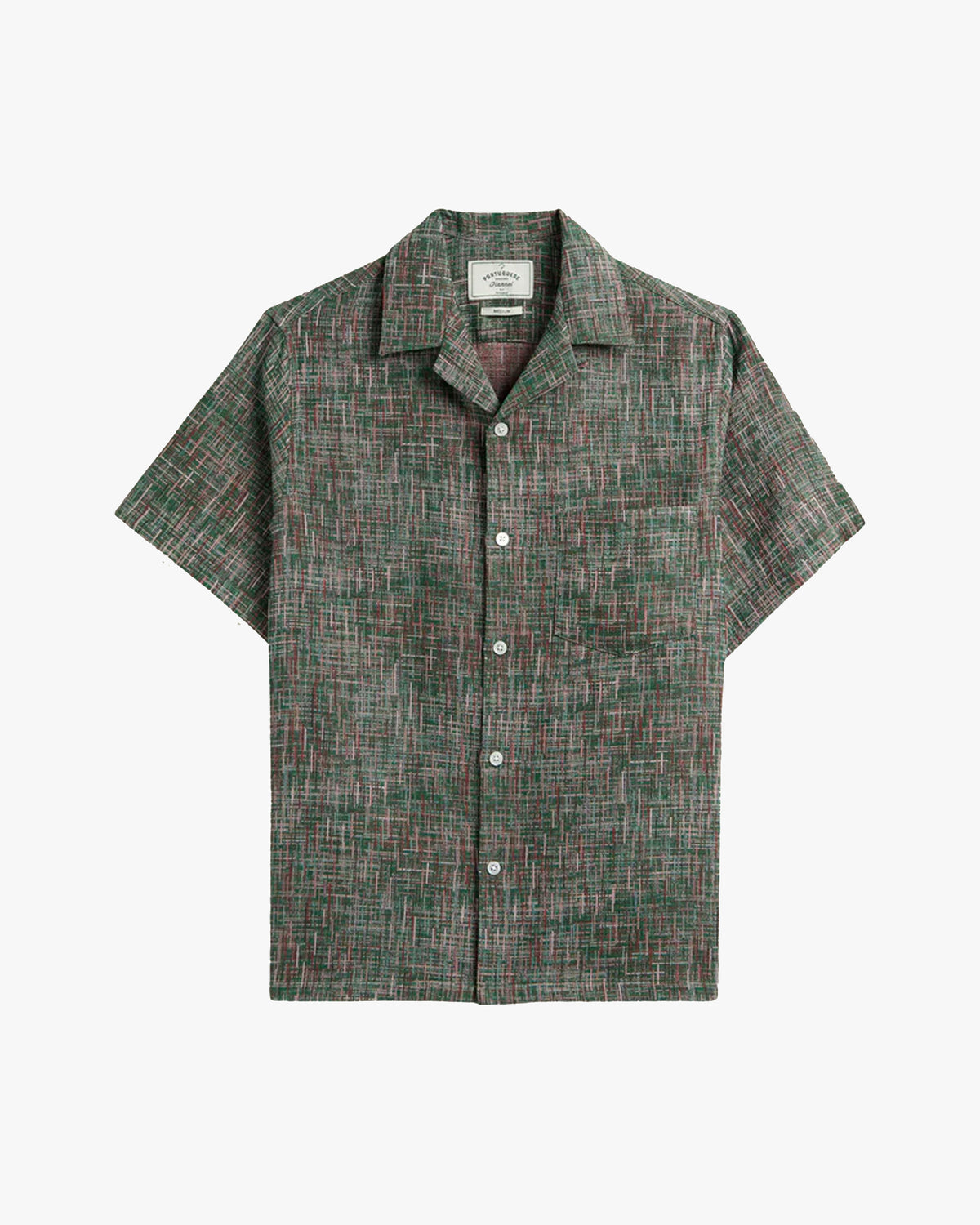 Portuguese Flannel Summer Boucle Shirt - Green