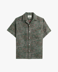Portuguese Flannel Summer Boucle Shirt - Green