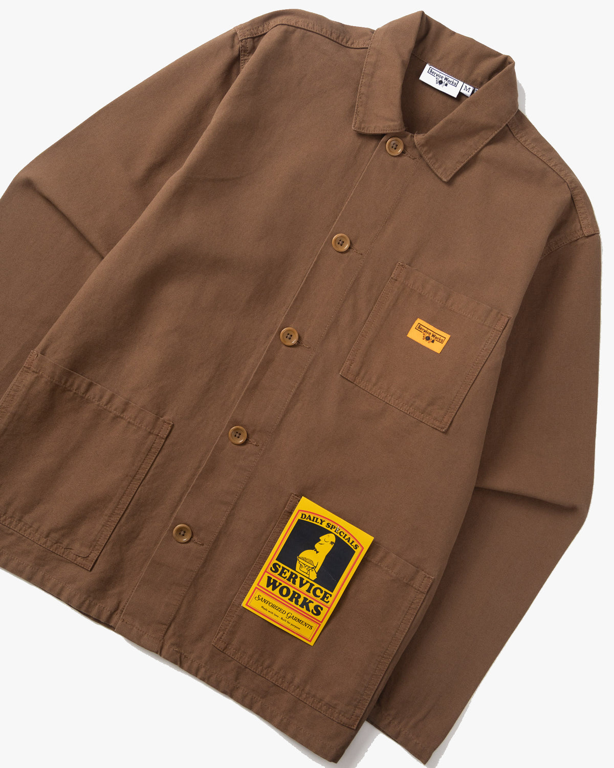 Service Works Classic Canvas Chore Shirt - Bark