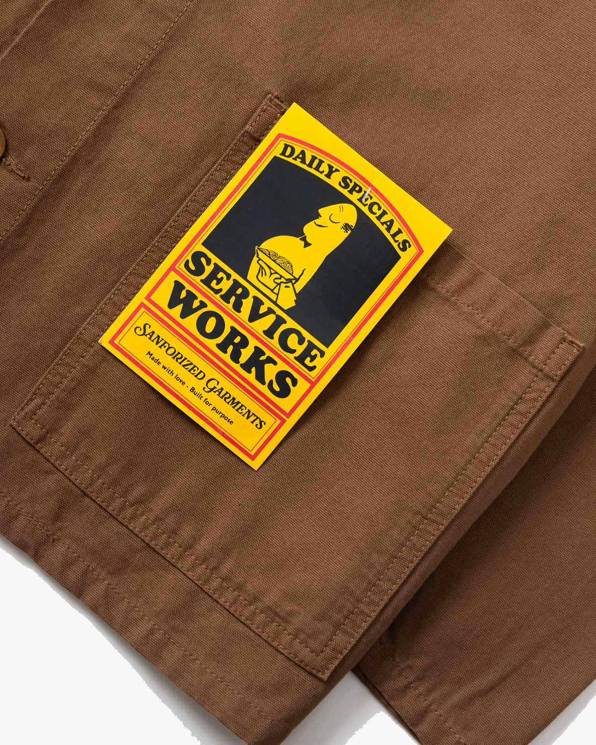 Service Works Classic Canvas Chore Shirt - Bark