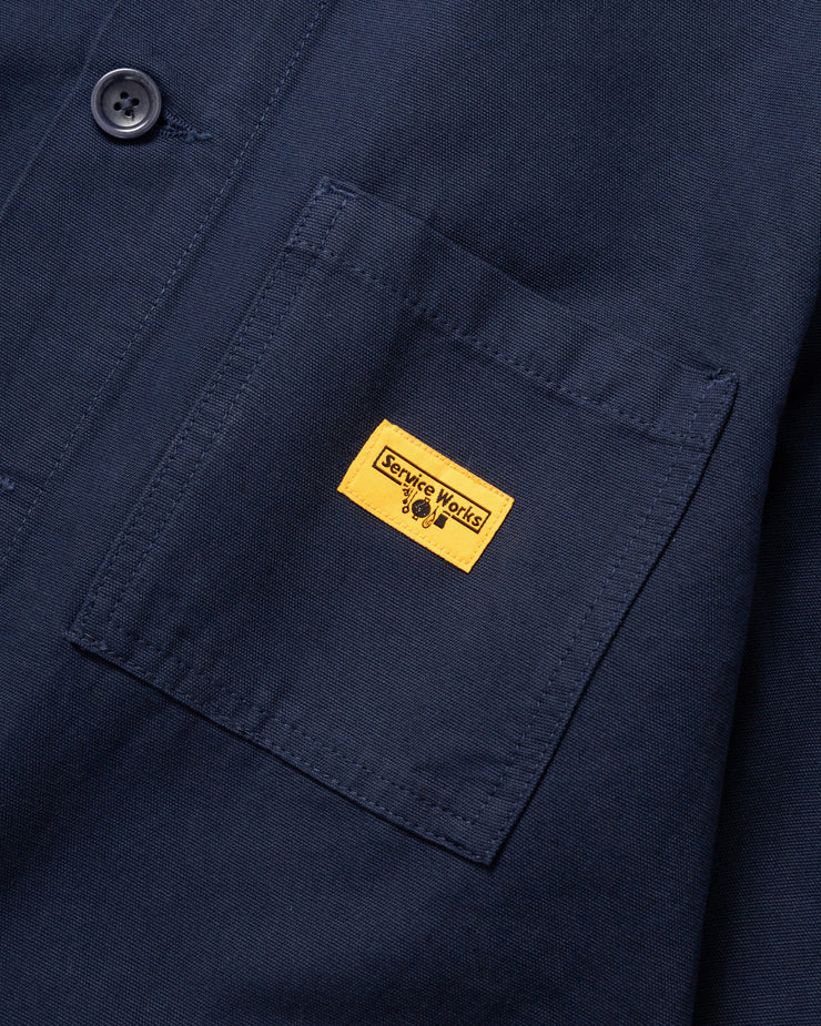 Service Works Classic Canvas Chore Shirt - Dark Navy