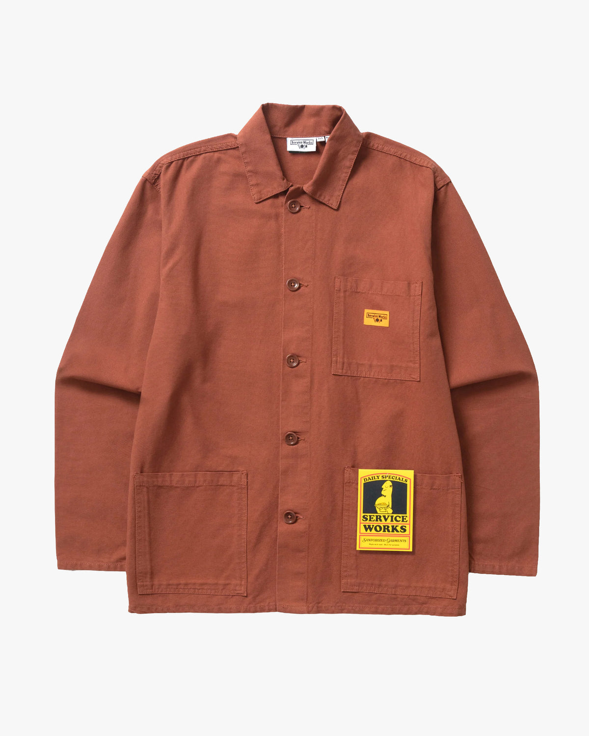 Service Works Classic Canvas Chore Shirt - Copper