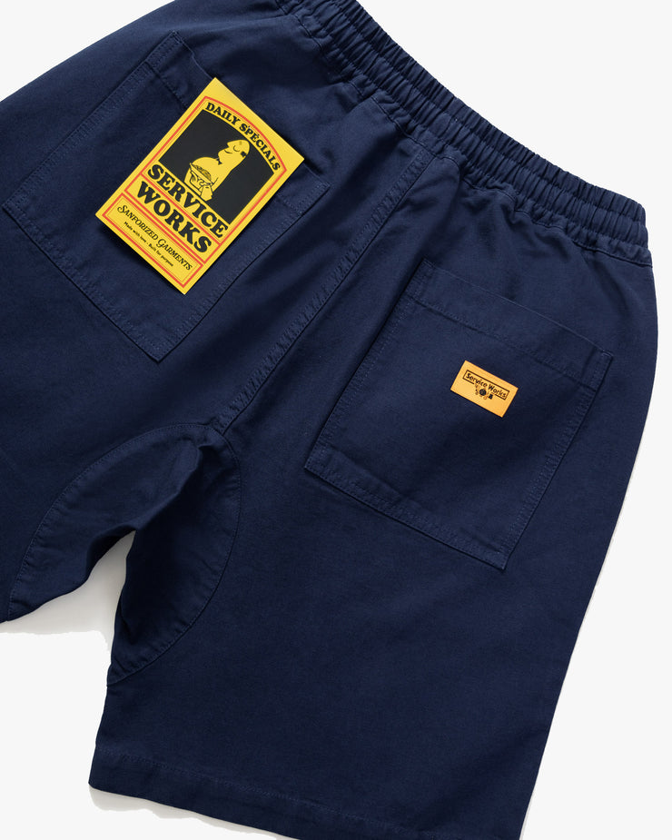 Service Works Classic Canvas Chef Shorts - Dark Navy