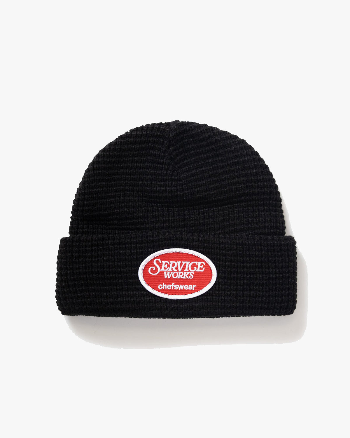 Service Works Waffle Patch Beanie - Black