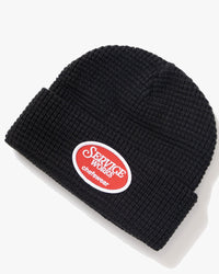 Service Works Waffle Patch Beanie - Black