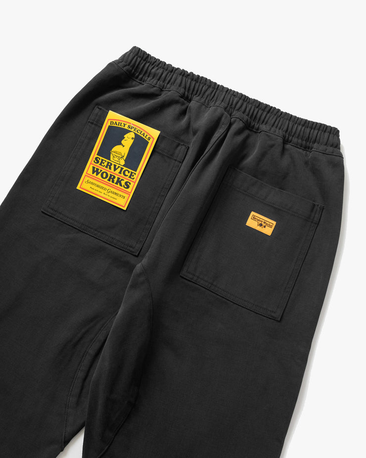 Service Works Moleskin Chef Pant - Black