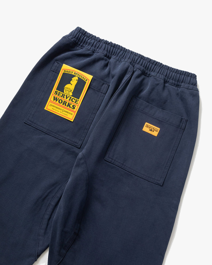 Service Works Moleskin Chef Pant - Dark Navy | Service Works Chinos & Non-Denim Pants | JEANSTORE