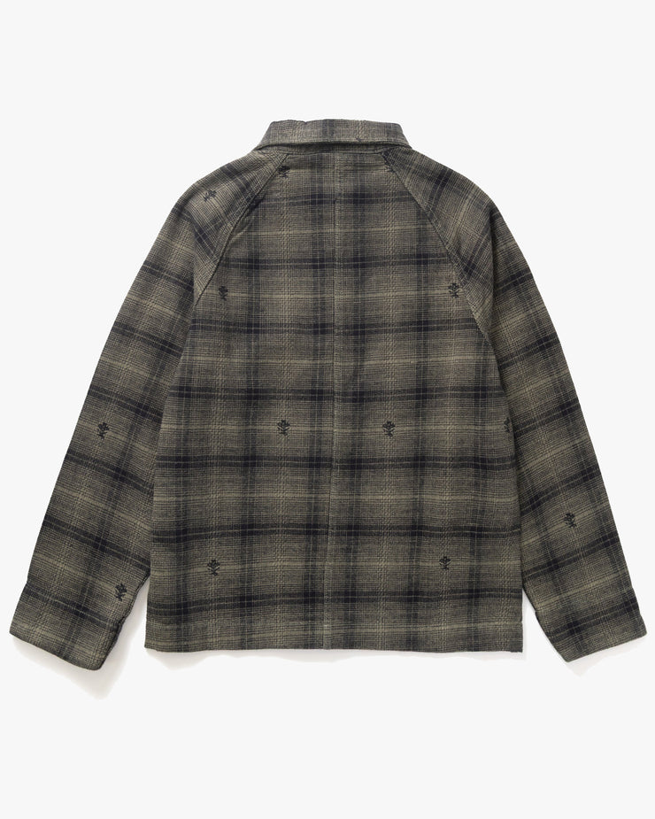 Service Works Thistle Plaid Front Of House Jacket - Olive