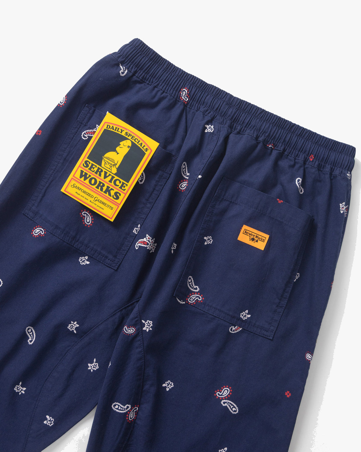 Service Works Paisley Chef Pant - Royal | Service Works Chinos & Trousers | JEANSTORE
