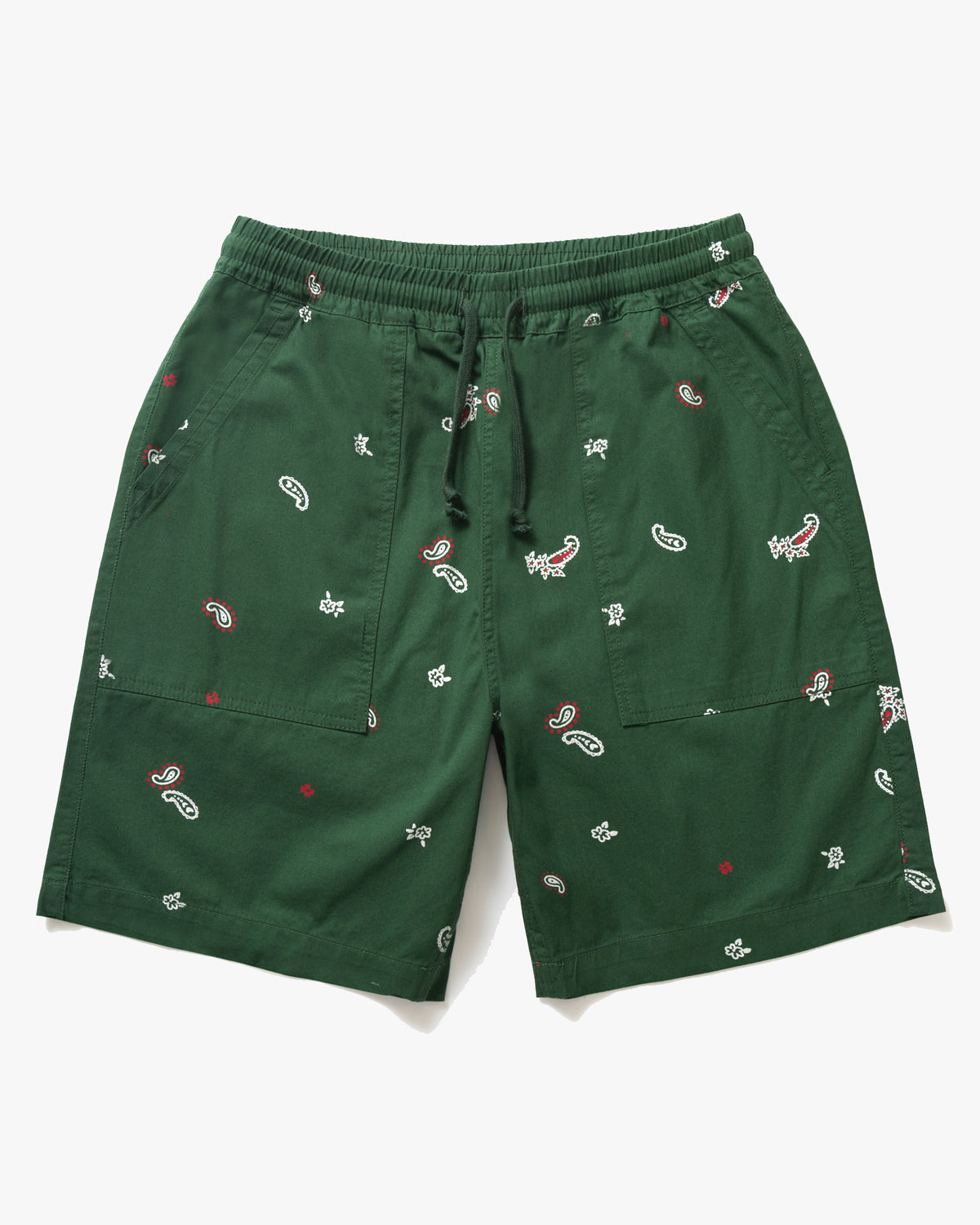 Service Works Paisley Chef Shorts - Forest