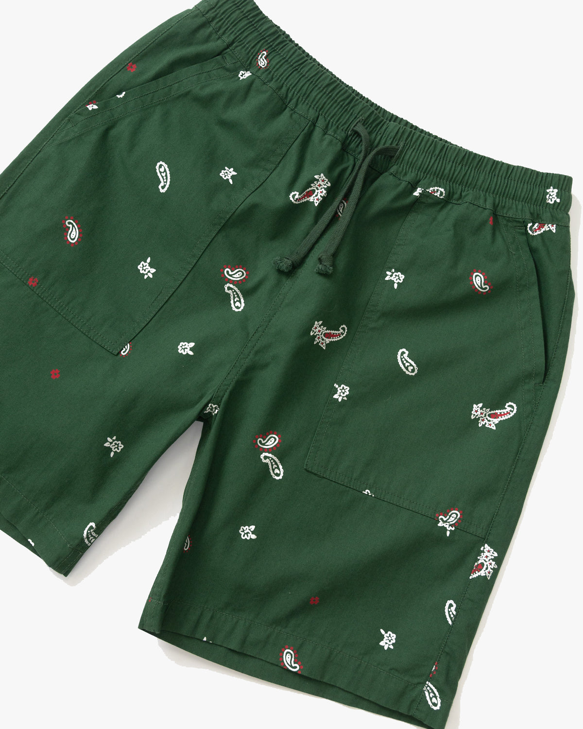 Service Works Paisley Chef Shorts - Forest