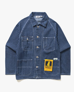 Service Works Pinstripe Denim Coverall 2.0 - Indigo