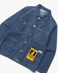 Service Works Pinstripe Denim Coverall 2.0 - Indigo