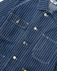 Service Works Pinstripe Denim Coverall 2.0 - Indigo