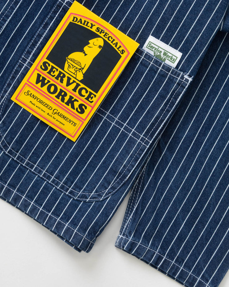 Service Works Pinstripe Denim Coverall 2.0 - Indigo