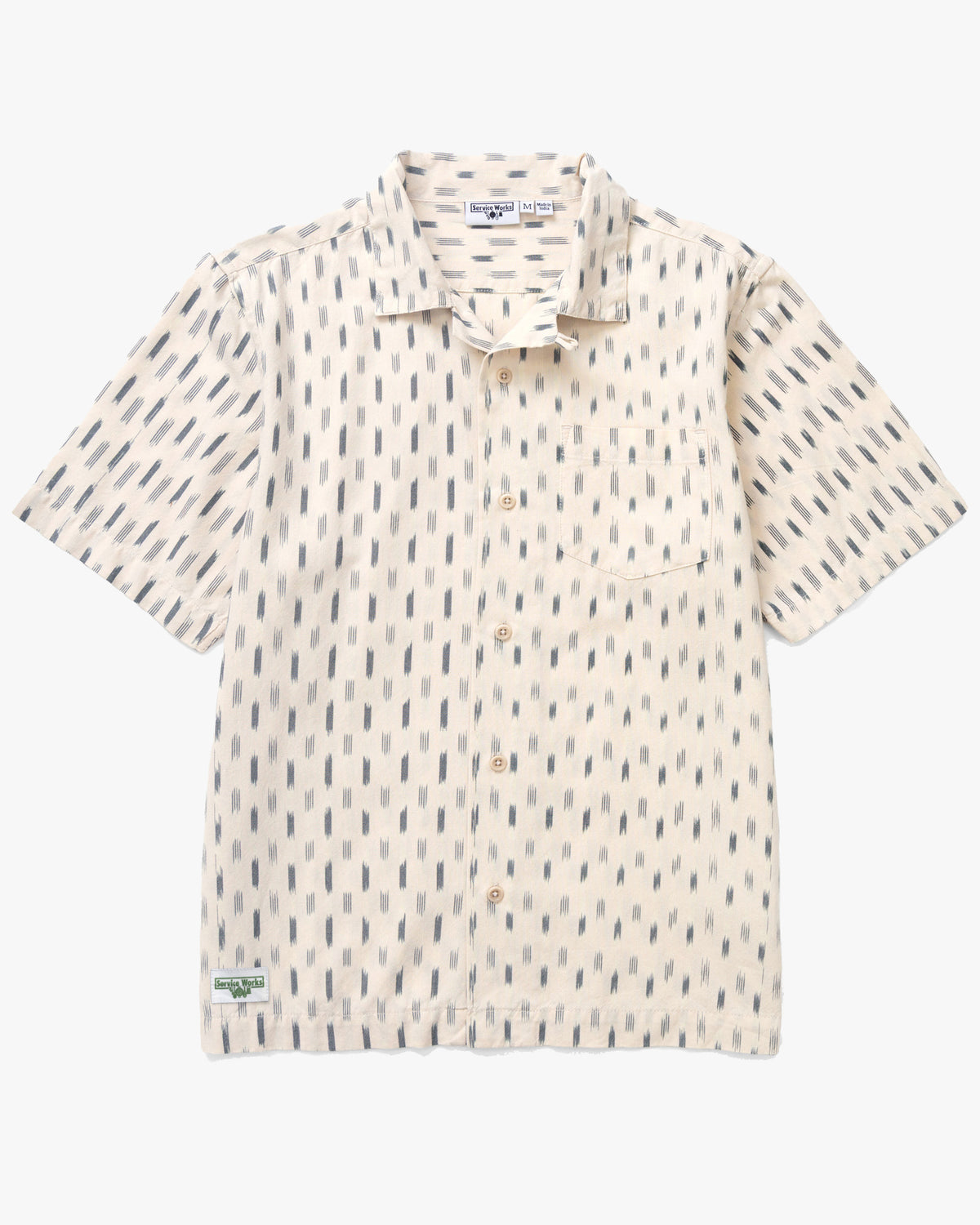 Service Works Ikat Shirt - White | Service Works Shirts | JEANSTORE