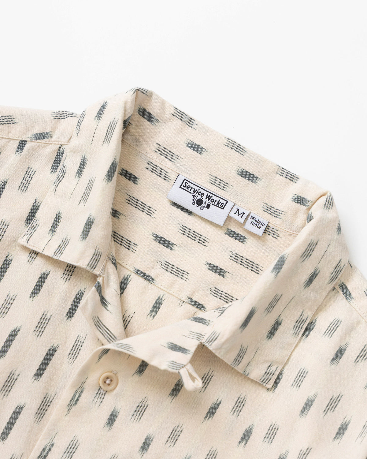 Service Works Ikat Shirt - White | Service Works Shirts | JEANSTORE