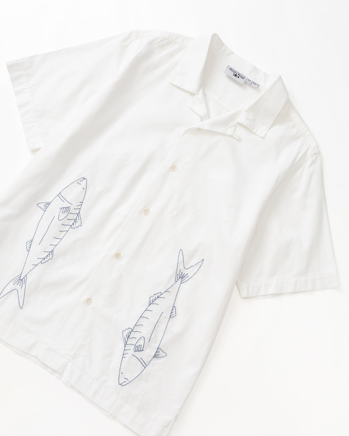 Service Works Mackerel Shirt - Off White | Service Works Shirts | JEANSTORE
