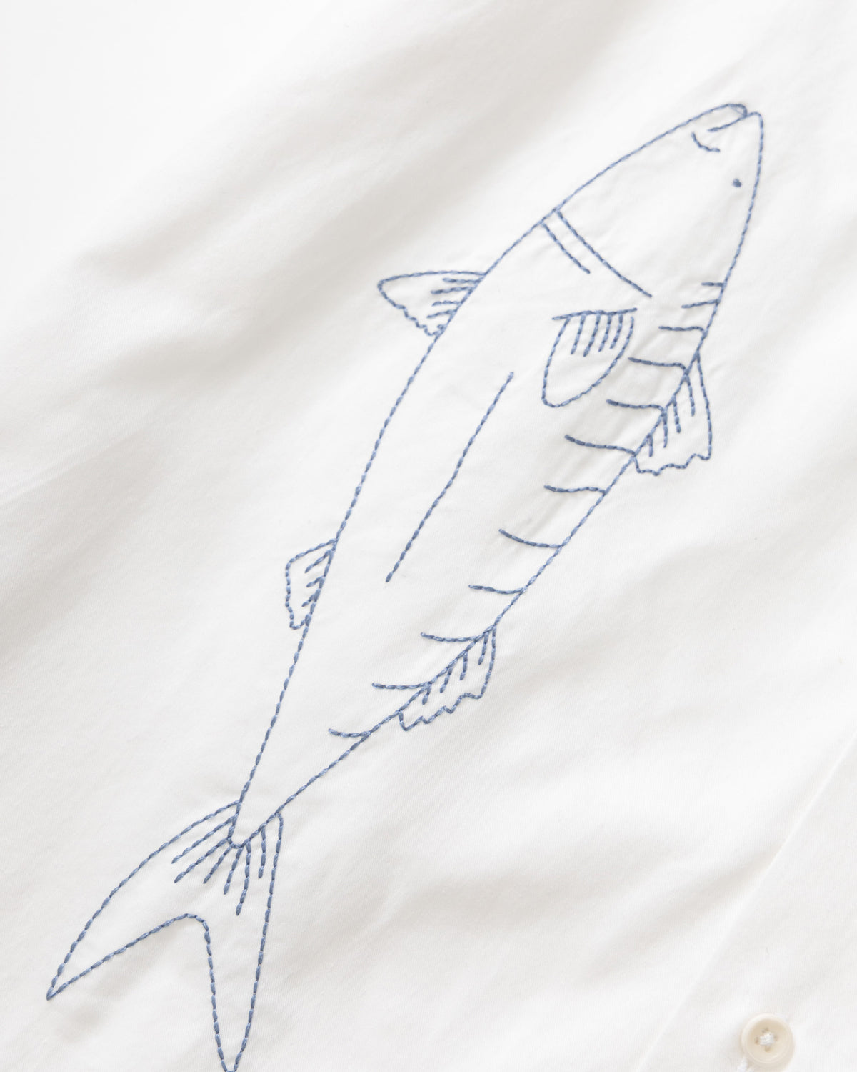 Service Works Mackerel Shirt - Off White | Service Works Shirts | JEANSTORE
