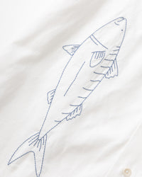 Service Works Mackerel Shirt - Off White | Service Works Shirts | JEANSTORE
