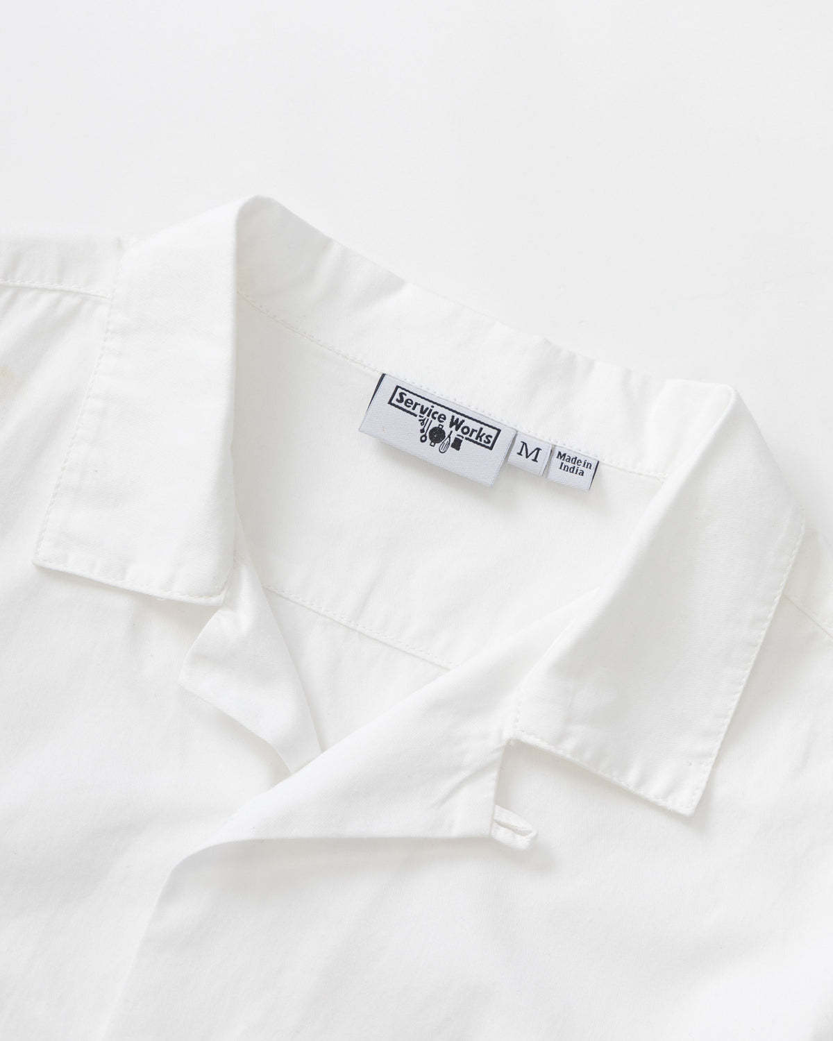 Service Works Mackerel Shirt - Off White | Service Works Shirts | JEANSTORE