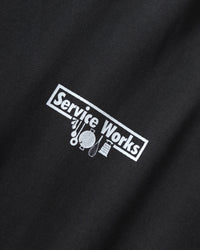 Service Works Pigment Dyed Trademark Tee - Black