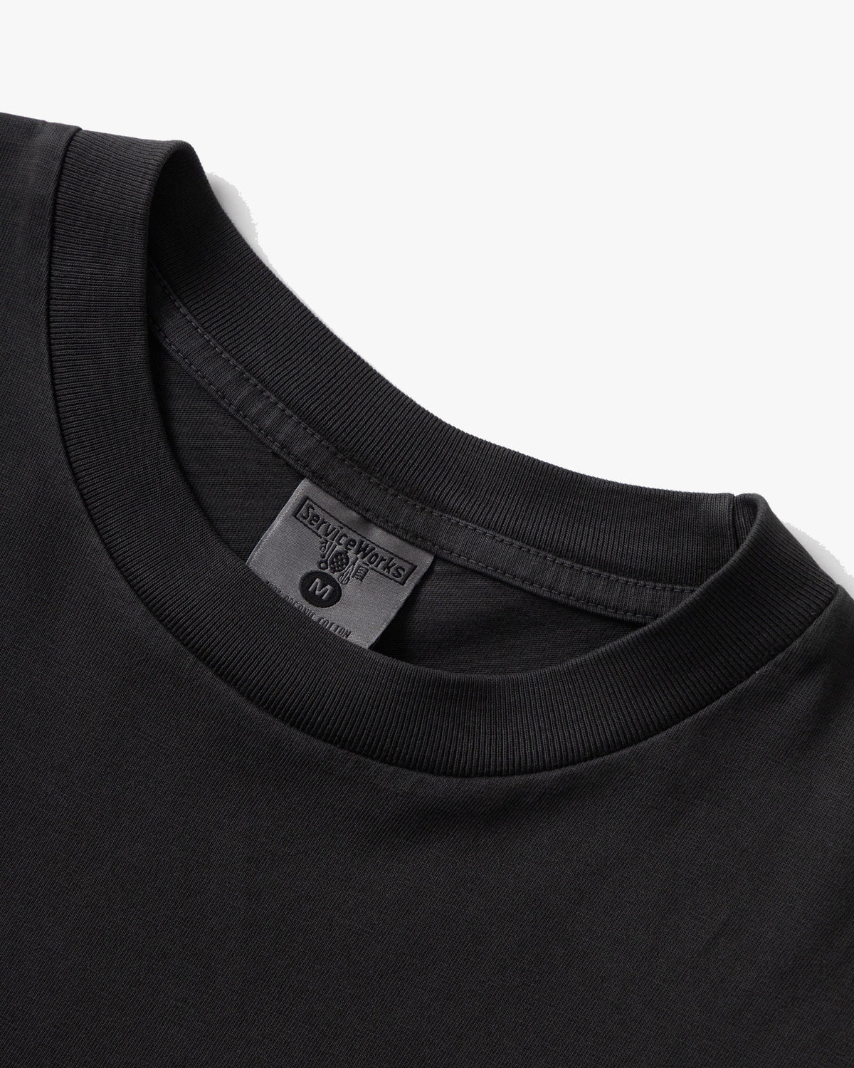 Service Works Pigment Dyed Trademark Tee - Black