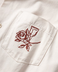 Service Works Border Shirt - Off White | Service Works Shirts | JEANSTORE
