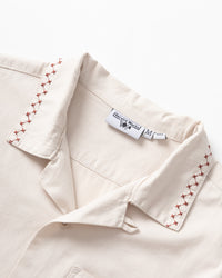 Service Works Border Shirt - Off White | Service Works Shirts | JEANSTORE