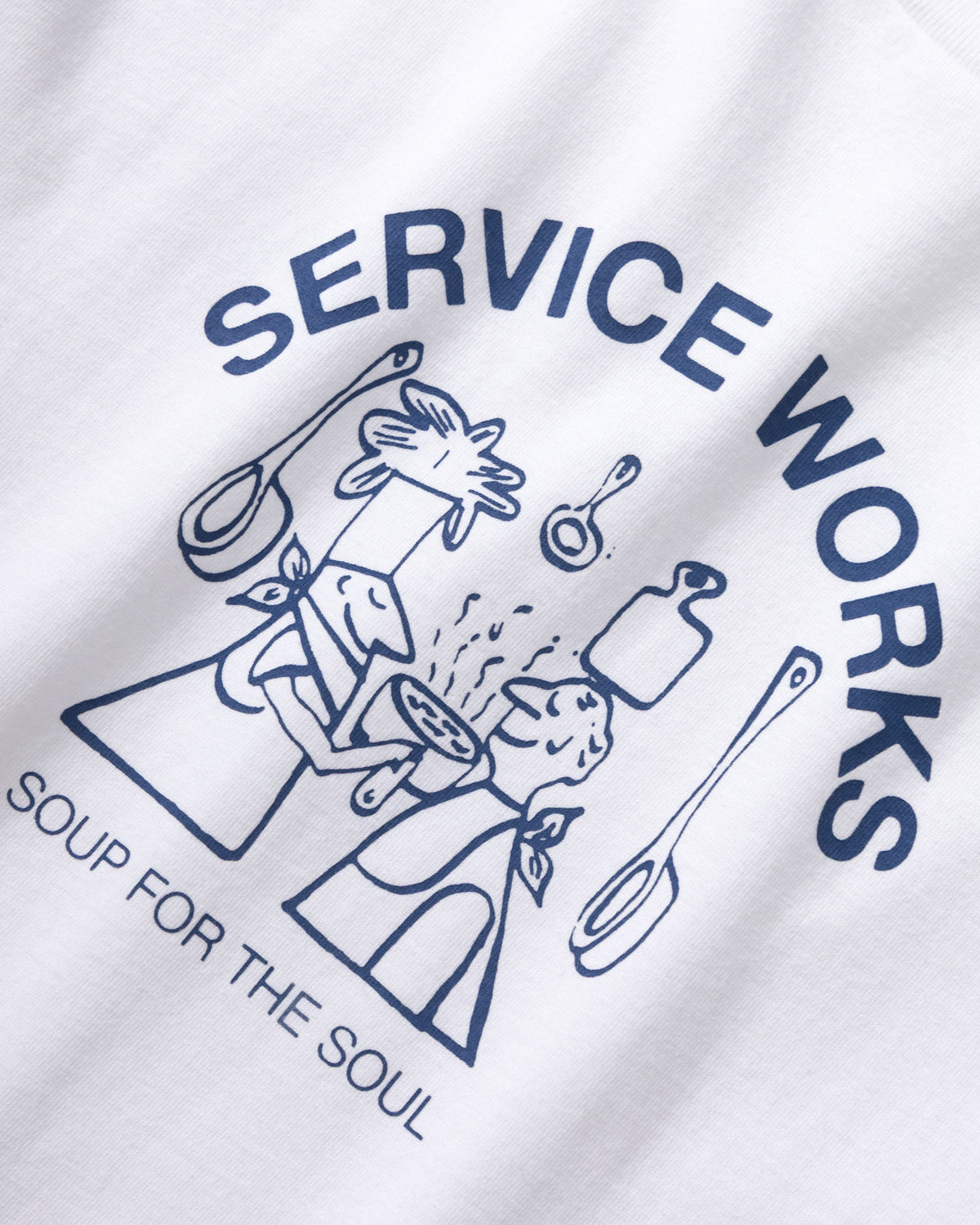 Service Works Soup For The Soul Tee - White