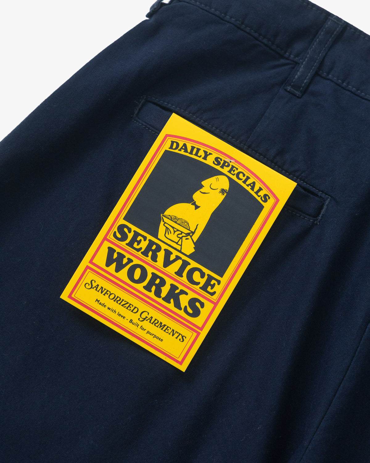 Service Works Twill Part Timer Shorts - Dark Navy | Service Works Shorts | JEANSTORE