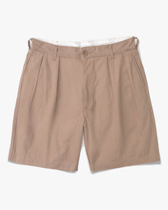 Service Works Twill Part Timer Shorts - Mushroom