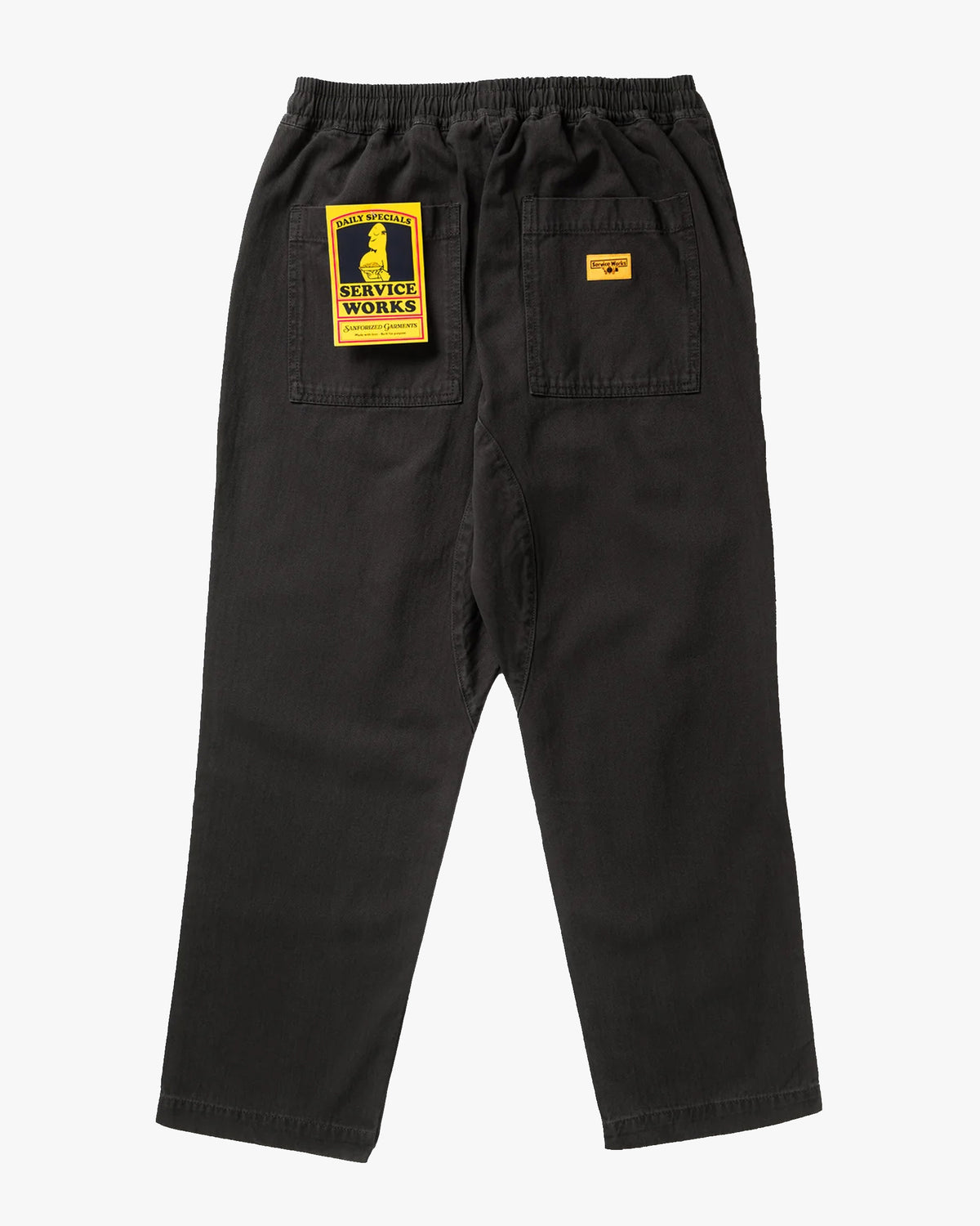 Service Works Pigment Herringbone Chef Pant - Black
