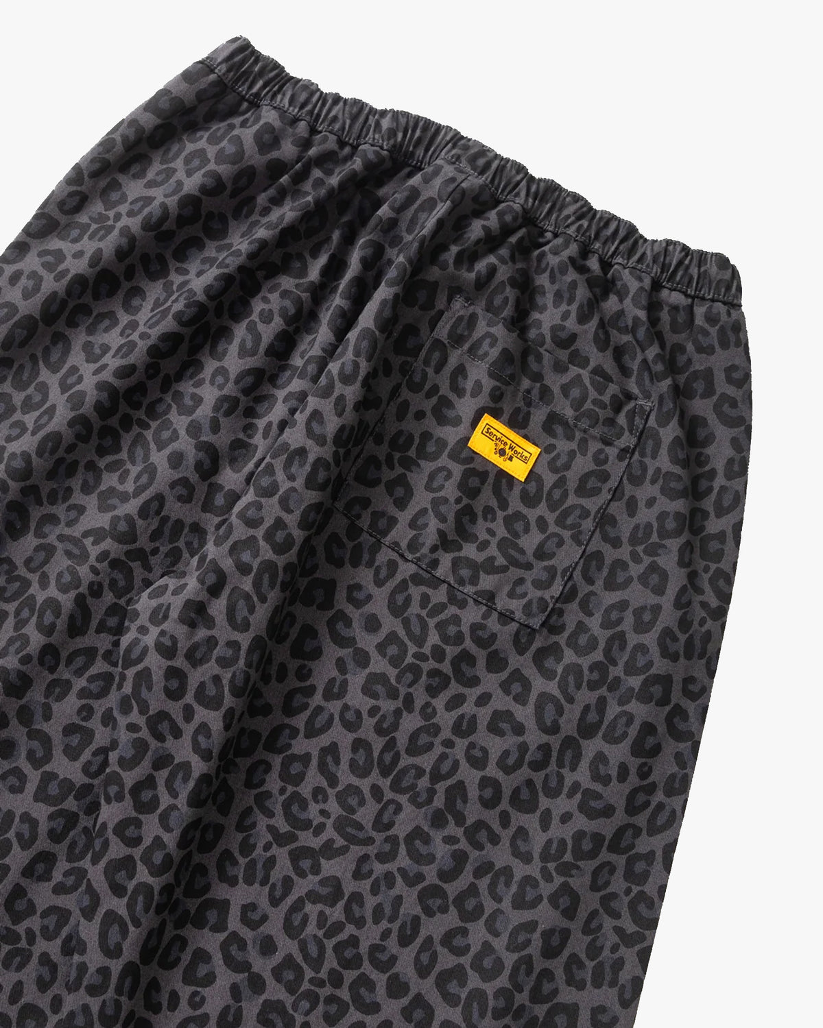 Service Works Patterned Easy Chef Pant - Black Leopard