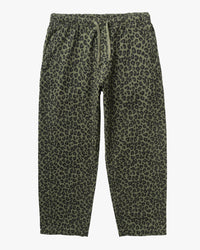 Service Works Patterned Easy Chef Pant - Green Leopard